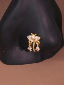 Butterfly Design Nose Ring, U-shaped Nose Clip, Elegant Style Nose Ring for Women & Girls, Fashion Jewelry for Party, Daily Decor, Trendy All-match & Exquisite Jewelry for Birthday Gift