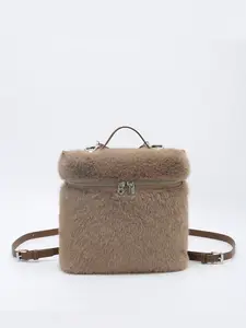 Stylish Handheld Shoulder Bag, Casual Solid-Color Plush Bag, Fashionable Shoulder Bag, Perfect for Daily Commuting, Shopping, Dates, and Gifts, Essential Women's Shoulder Bag, Handheld Bag Purse