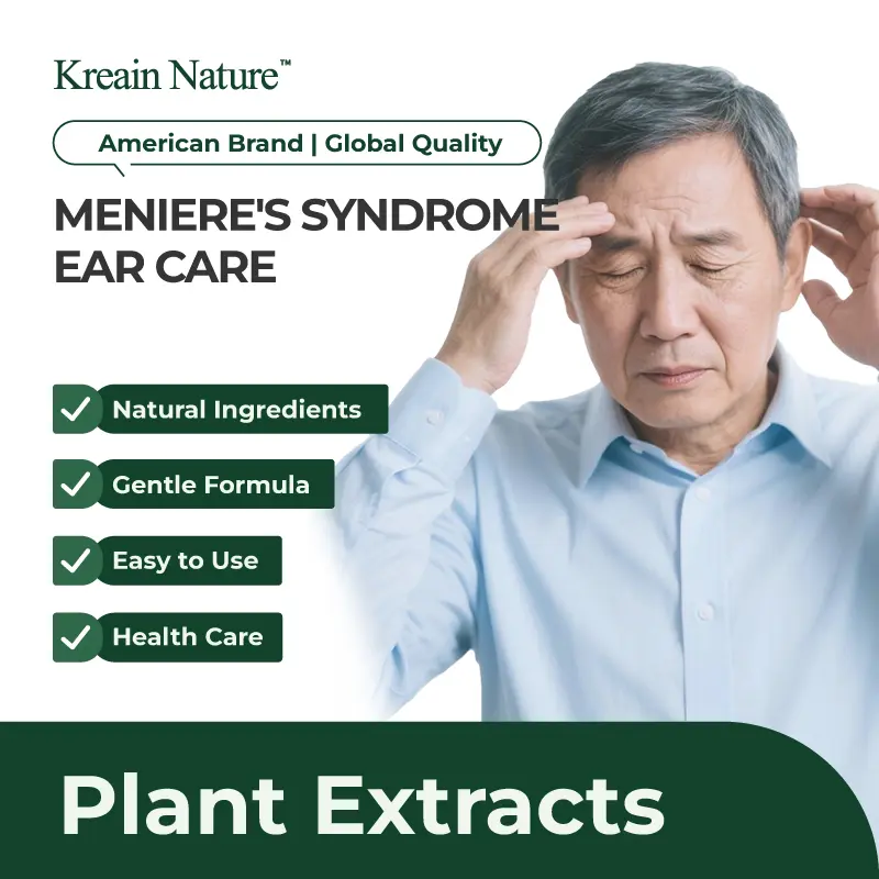 Kreain Nature 9 Meniere's Syndrome Ear Care – Contains Magnolia Biondii Bud & Carthamus Tinctorius Flower Extract to Relieve Tinnitus & Hearing Loss#DealsForYouDays#summerwins