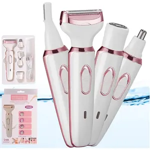 4 In 1 Womens Facial Hair Remover Electric Shaver Bikini Trimmer Portable Razor All Inclusive Beauty Solution For Busy Lifestyles
