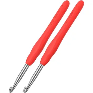 2 count 6.0mm Crochet Hooks,  Crochet Hook for  and Beginners, Extra Long, Smooth, Comfortable (Size J / 6.0mm)
