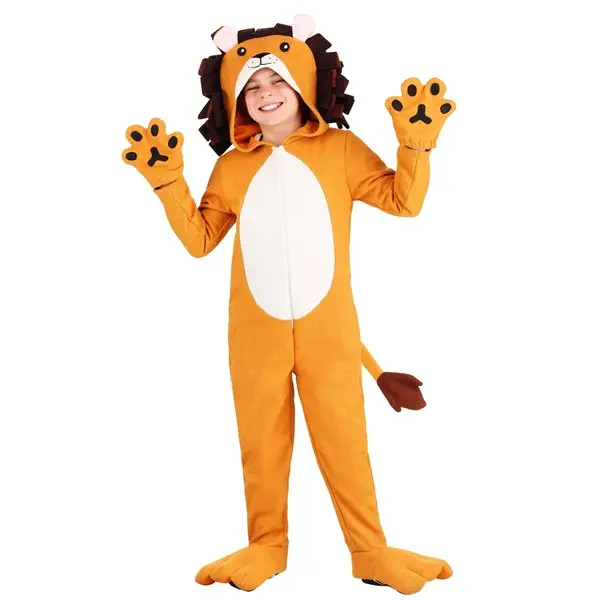 Kids Wooly Lion Costume
