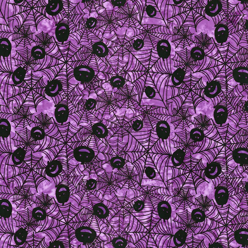 Fabric Riley Blake Glossy Grape Whispering Hallows Expressions Batiks by the Quarter Yard BT23630-577