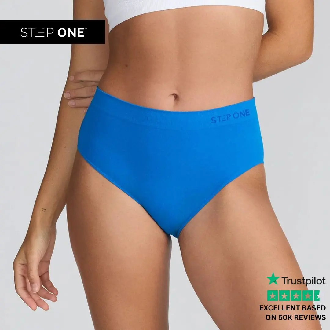 Women's Solid Blue Lagoon Full Brief Panties - Breathable Viscose Fabric, SmoothFit, Hypoallergenic, Corn Starch Packaging, First Pair Guarantee, Casual Wear, Day To Day, Snug Fit, Basic