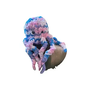 Hand Knit Octopus Plushie