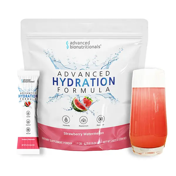 Advanced Bionutritionals Advanced Hydration Formula – Electrolyte Drink Mix for Energy & Endurance | 30 Stick Packs Daily Dietary Supplement Daily Dietary Supplement