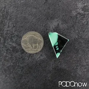 Black Bridge Emerald Rose Cabochon – Polished - Freeform -Jewelry Stone