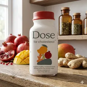 Dose for Cholesterol 2oz – Heart Health Support Shot with Amla, CoQ10 & Curcumin