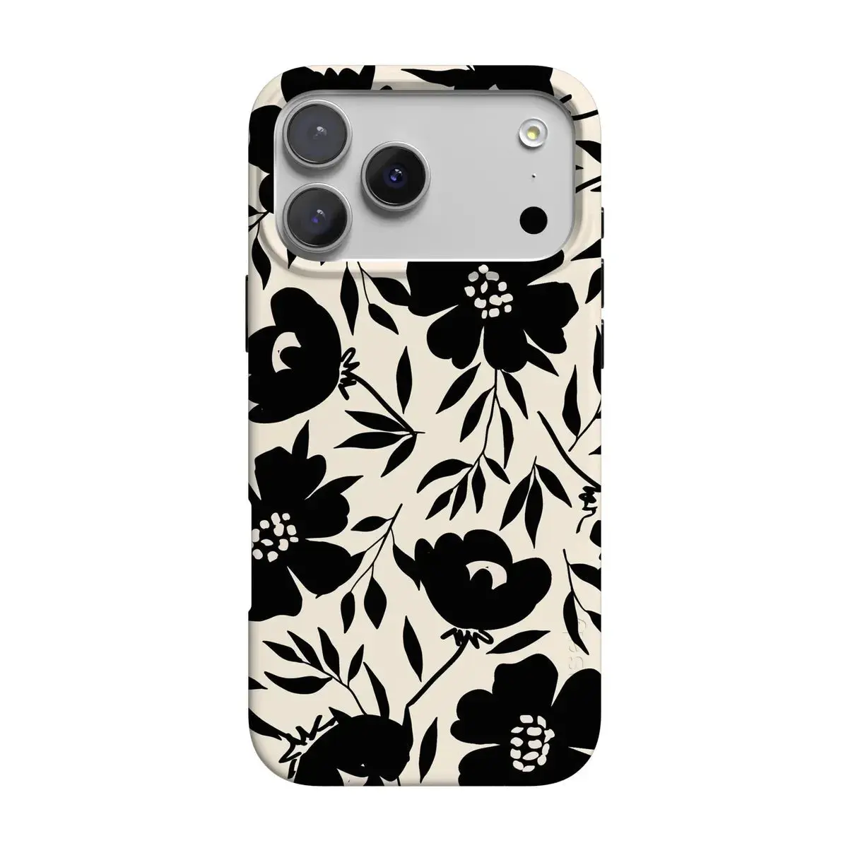 Casely iPhone 17 Pro Case | Dark Fantasy | Contrast Floral | Compatible with MagSafe | Classic Ultra Thin Design