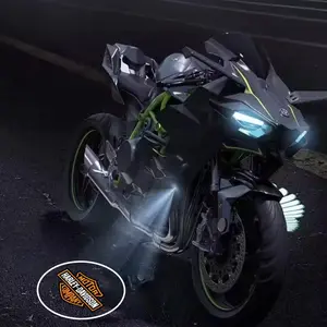 Motorcycle Laser LED Projector Logo Light, Wireless Night Light for Harley Davidson, Pa1250 Softail Sportster Vrsc Touring X48 883 1200