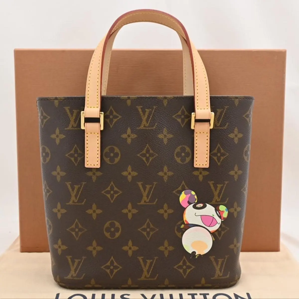 Pre-owned Louis Vuitton As Shown Shoulder Bags Monogram Vavin PM Panda Takashi Murakami Bag lv54251vv