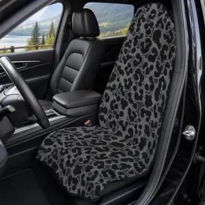 Leopard Print Athletic Running Towel Sweating Car Seat Cover for Gym Workout, Swimming, Beach Universal Soft Auto Seat Towel