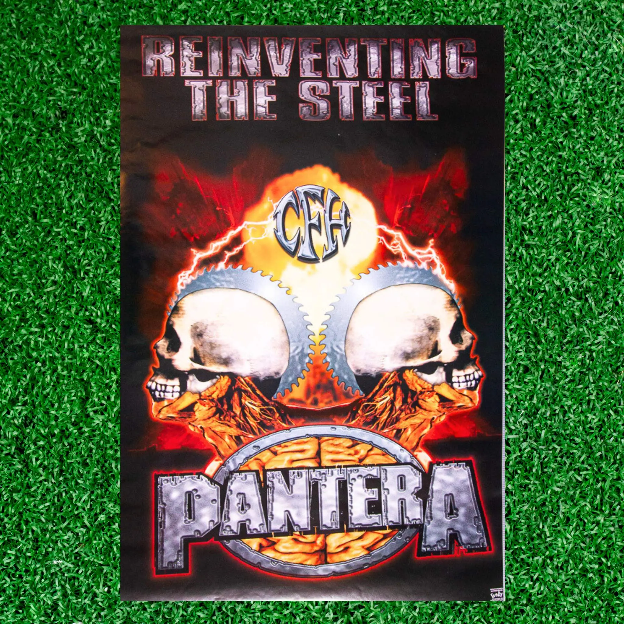 Pantera Poster Reinventing the Steel Original Vintage 2000 NOS #7558 Funky