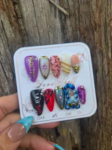 Rival Kpop Idols Press-On Nails – Inspired by K-Pop Demon Hunters