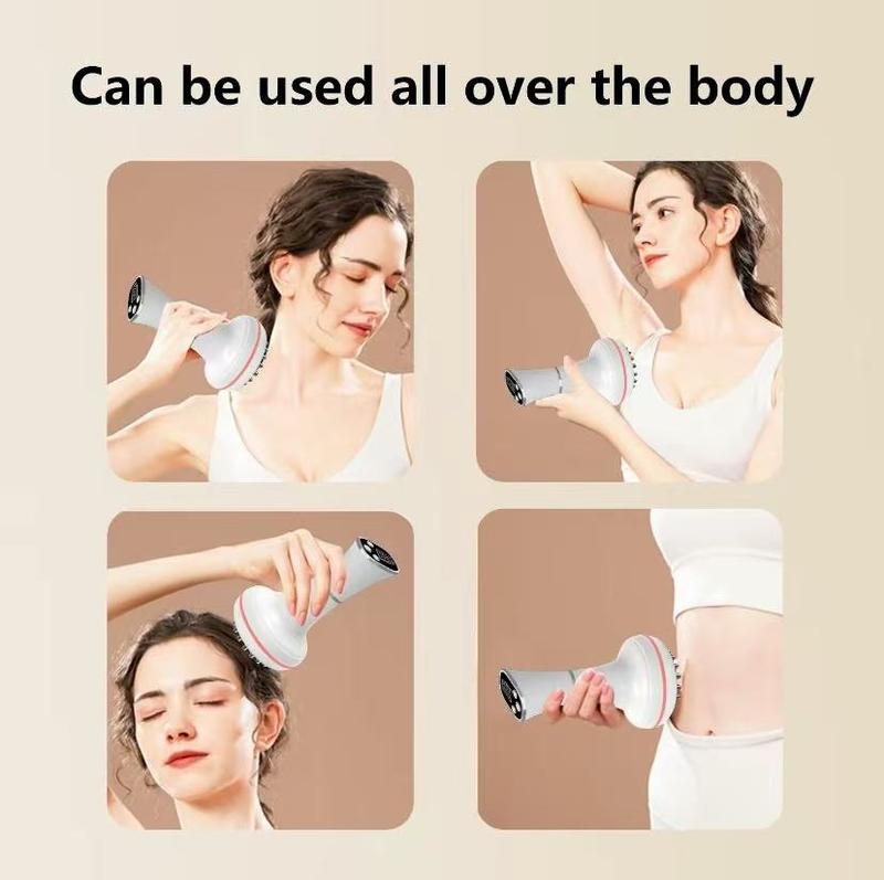【Valentine's Day Gift】 Electric massage brush - FullBody Abdomen, Leg, Back and Shoulder Massage,USB Charging TPE Muscle Soothing, Portable Electric massage brush, Holiday Gifts for Parents,Home Fitness Tools 16  head  massager whole body muscle fascial