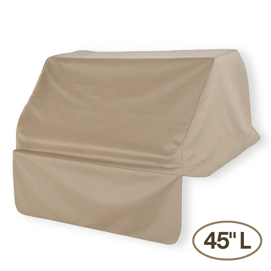 Built-In BBQ Outdoor Gas Grill Cover 45"L x 30"D x 16"H Taupe Built-In BBQ Outdoor Gas Grill Cover 45"L x 30"D x 16"H Taupe