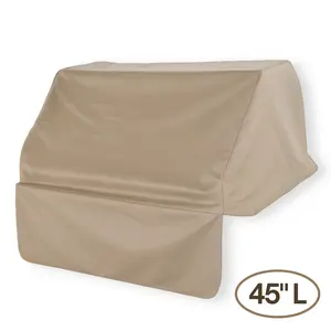 Built-In BBQ Outdoor Gas Grill Cover 45"L x 30"D x 16"H Taupe