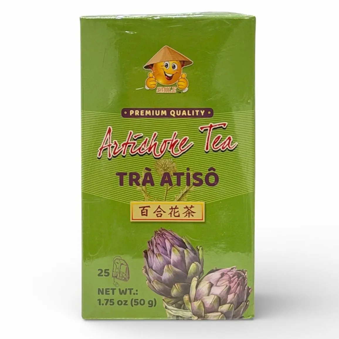 25 Bags  Artichoke Leaf Dried Artichokes Blend Herb Tea (Cynara Cardunculus) -25 Count 2g Tea Bags Herbal Hojas De Alcachofa Seca