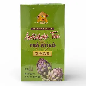 25 Bags  Artichoke Leaf Dried Artichokes Blend Herb Tea (Cynara Cardunculus) -25 Count 2g Tea Bags Herbal Hojas De Alcachofa Seca