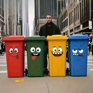 4pcs Cartoon Face Sticker PVC Sticker Funny Emoji Sticker Glossy Glitter Decoration Suitable Refrigerator Recycling & Trash Can RV Wall Glass Bathroom Room Can be used indoors and outdoors, Window Sticker, Home Decor Home Decorator