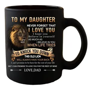 Dad To Daughter Mug, Gift To Daughter From Dad Cup, Never Forget