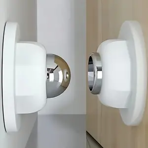HomeDailyEss Advanced magnetic door stopper, durable and sturdy - easy to install, no need for drilling - perfect for wall and floor installation - use this shortened magnetic door stopper to keep the door open