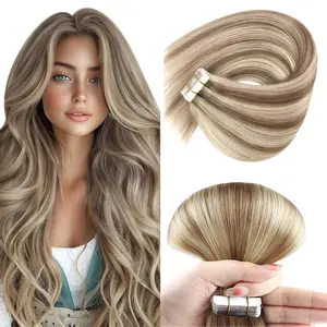 tape in hair extensions 20PCS 50 Gram human hair for Women