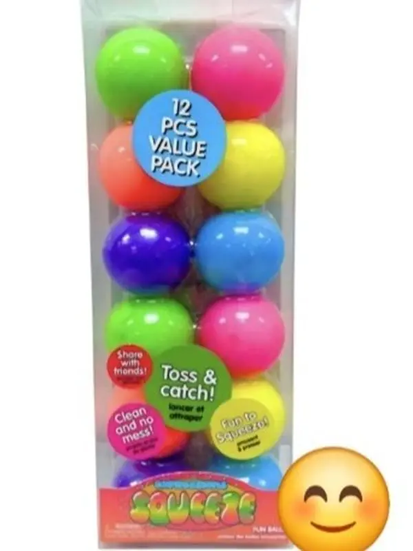 Rainbow Squeeze Ball Fidget Squishy Toy