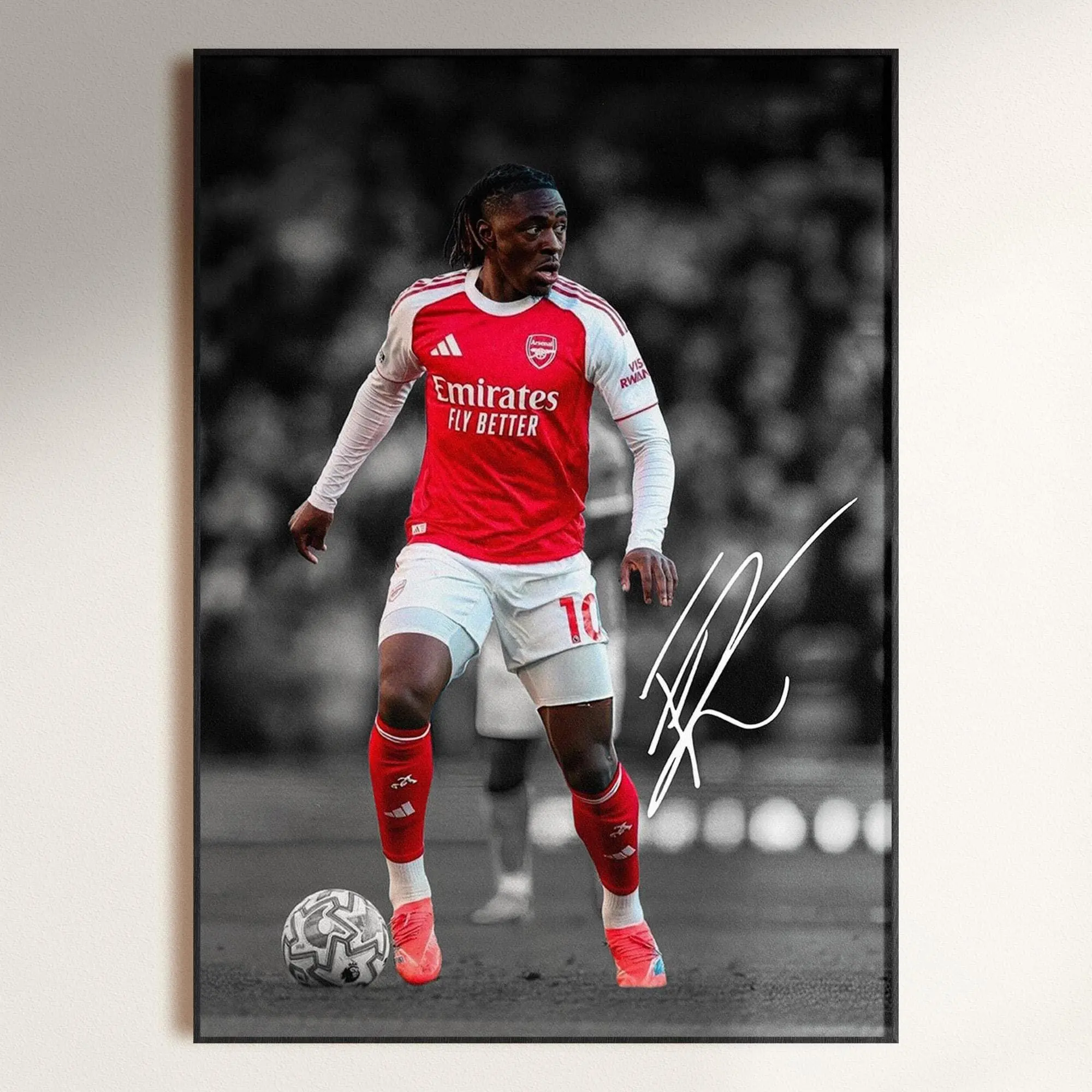Eberechi Eze Poster, Signed Football Poster, Arsenal Poster( Unframed - Print Only )