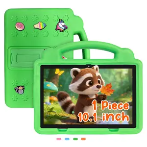 10.1-inch Children's Learning Tablet | AI-assisted Learning and Entertainment in One | 54WiFi High-definition IPS Eye-protecting Screen, Dual Cameras, Bluetooth, Shockproof Protective Case, Parental Remote Control, Watch Animated Movies