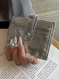 Women's Leather Card Holder, Slim and Compact, High-End New Design, Genuine Cowhide, Anti-Magnetic, Elegant Credit Card Case, Fashionable Card Holder