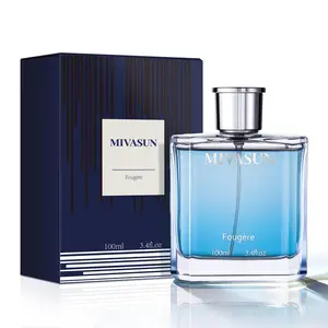 MIVASUN Classic Midnight Ocean Men’s Perfume 100ml (3.4oz) – Upgraded Lemon Woody Fragrance, Arabian Inspired Eau de Parfum, Long Lasting Luxury Scent for Men & Women, High-End Gift