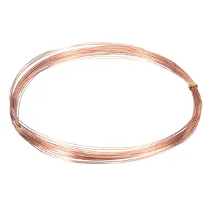 26 Gauge 33 FT 99.9% Pure Soft Copper Wire for Electroculture Gardening, Jewelry Making, Beading, Science Projects, DIY Artwork, DIY Jewelry Accessories, 1 Roll