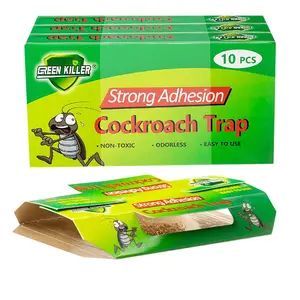 10-30 Pcs Non-Toxic Cockroach Traps - Baited Indoor Roach Killer, Pet & Kid Safe