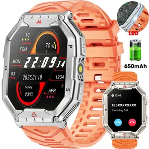 2.10-Inch Smartwatch, Answer/make Calls, Fitness Tracker, Pedometer-Calorie Monitor, Multiple Sports Modes, Waterproof Unisex Watch