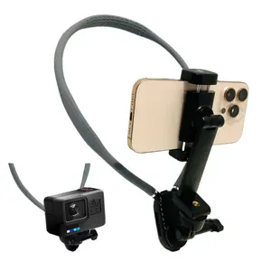 Adjustable Neck Phone Mount For Hands-free Recording | Comfortable Pov Camera Holder Vloggers  Content Creators & Outdoor Adventures Compatible With