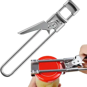 Master Jar & Bottle Opener, Adjustable Multifunctional Stainless Steel Can Opener Jar Lid Gripper, Manual,Kitchen Accessories
