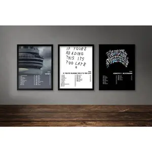 Drake Poster Unframed  Set Of 15 Album Poster Unframed  | Honestly, Nevermind | Views | Care Package | So Far Gone | Scorpion | Thank Me Later | Her  Style 4