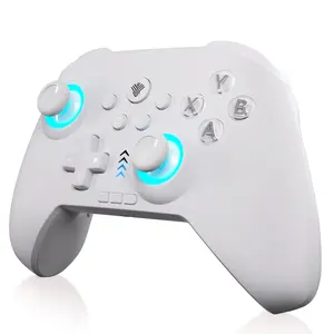 YUYIU Dawn Breaker No Stick Drift Wireless Controller(Not ForXBox) for PC Switch Steam with Hall Effect Sticks Linear Triggers Dual Vibration 6 Axis Gyro RGB Macro Buttons