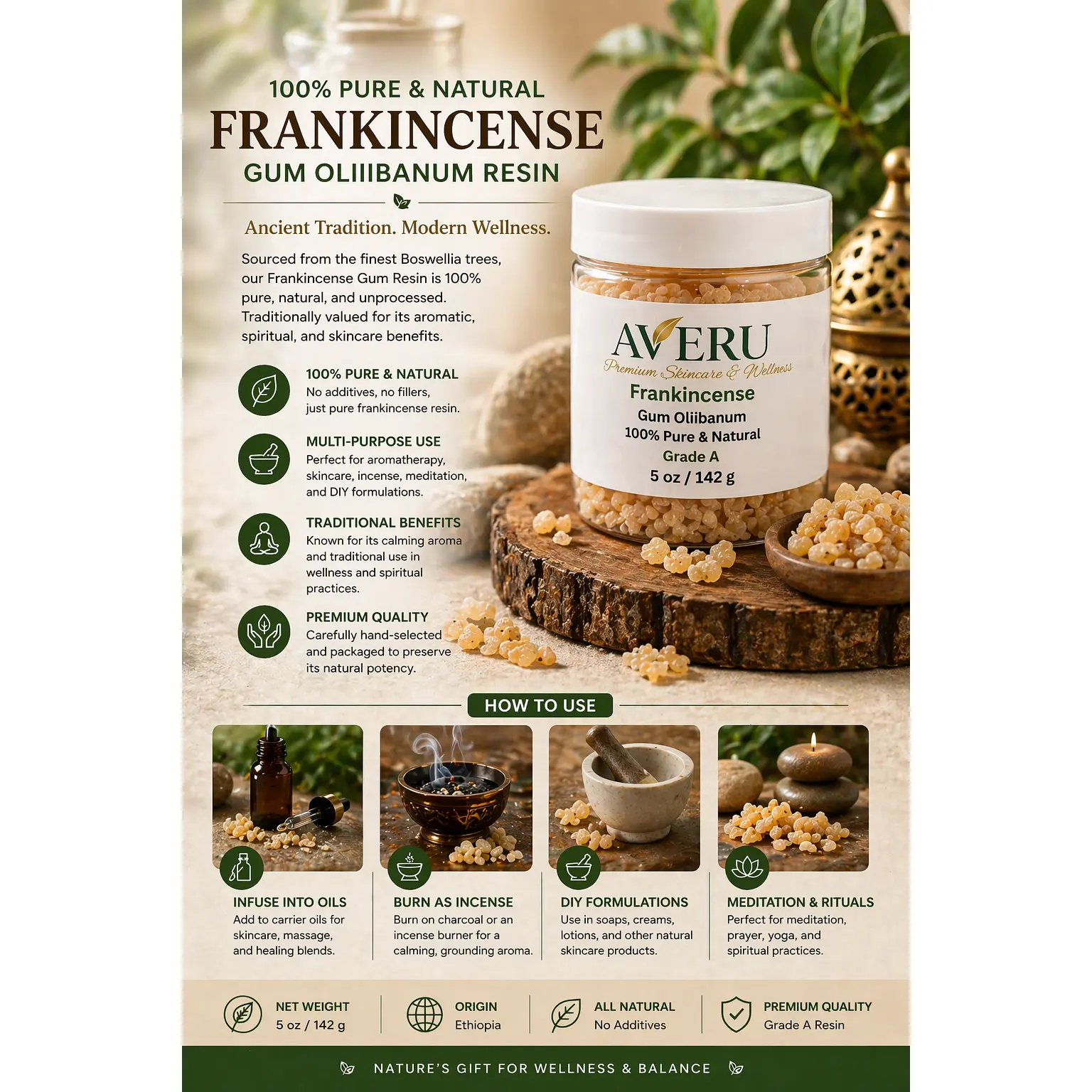 Pure Frankincense Resin