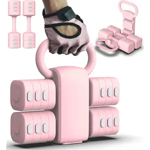 Adjustable Dumbbell Set of 2, 4 in 1 Free Weights Dumbbells Set for Women with  Adjustment, Each 2lb 3lb 4lb 5lb Hand Weights Set for  Gym & Outdoor Exercise