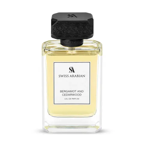 Swiss Arabian Bergamot and Cedarwood Eau de Parfum for Men - Long-Lasting Cologne - Citrus Woody Fragrance - Arabic Perfume - EDP - 3.4 oz - Fresh, Sophisticated Aroma for Men