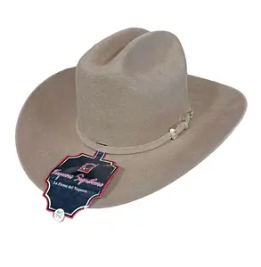 40568420504 Sahara - Vaquero Signature, 200x Fantasma " Edition San Judas "Western Wool Hat