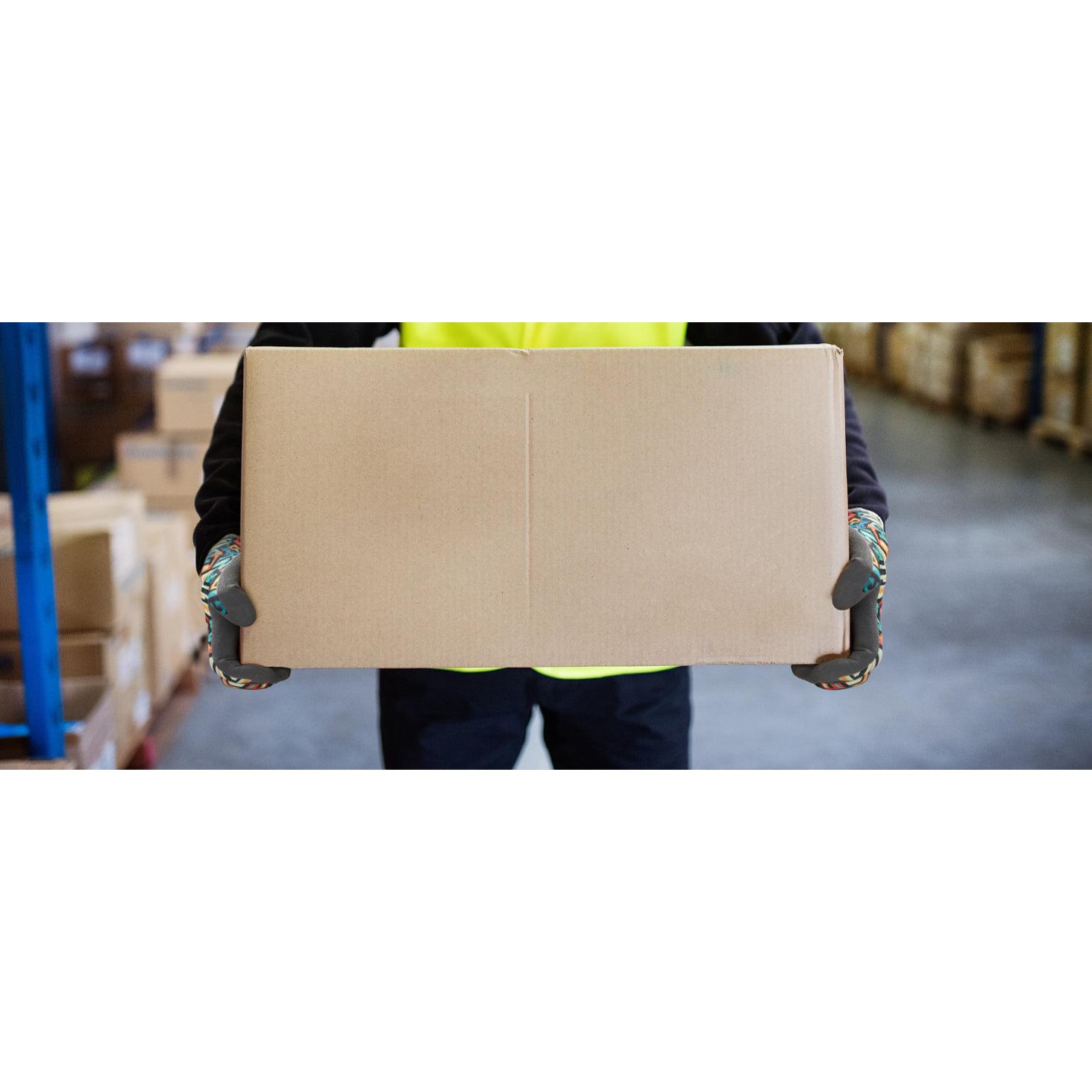 COOLJOB 2/6 Pairs Safety Nitrile Work Garden Gloves, Touch Screen Working Yard with Grip for Men