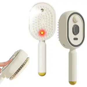 Electric Spray Air Cushion Massage Detangle Comb,Anti-Tangle, Anti-Static, Volumizing Functions and Essential Oil Mist Aromatherapy Hair Care