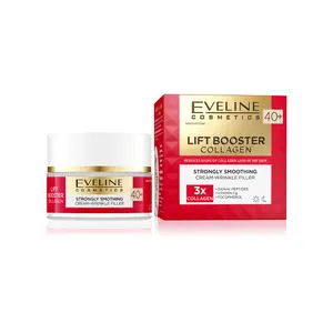Eveline Cosmetics Lift Booster Collagen Strongly Smoothing Wrinkle Filler Cream 40+ Skincare Brightening