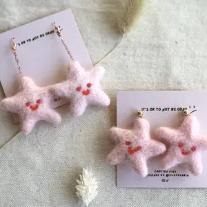 Fuzzy Cabin  Star earrings, Stud Earrings, Drop Earrings