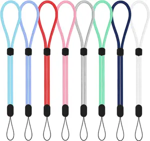Wrist Strap Lanyard, 8 Pack Adjustable Wristlet Phone Lanyards for Keys, Cell Phone, Camera, USB Flash Drives, Flashlight, Keychain, ID Name Tag Badge(Mix Color) Hovmwey