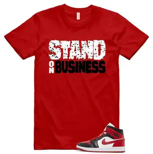 1 Alternate Bred Toe Gym Red Black White Mid Unisex Shirt Match SOB, Outfit Back to School Graphic Tees, Trending Shirts, Top Tshirt
