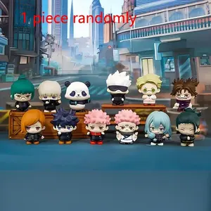 Jujutsu Kaisen Season 2 Q Version Figure, Cute Figures, Tiger Staff Gojo Satoru Yuji Itadori Collectible Toy, Anime Figurine Gift, Daily Use Decor